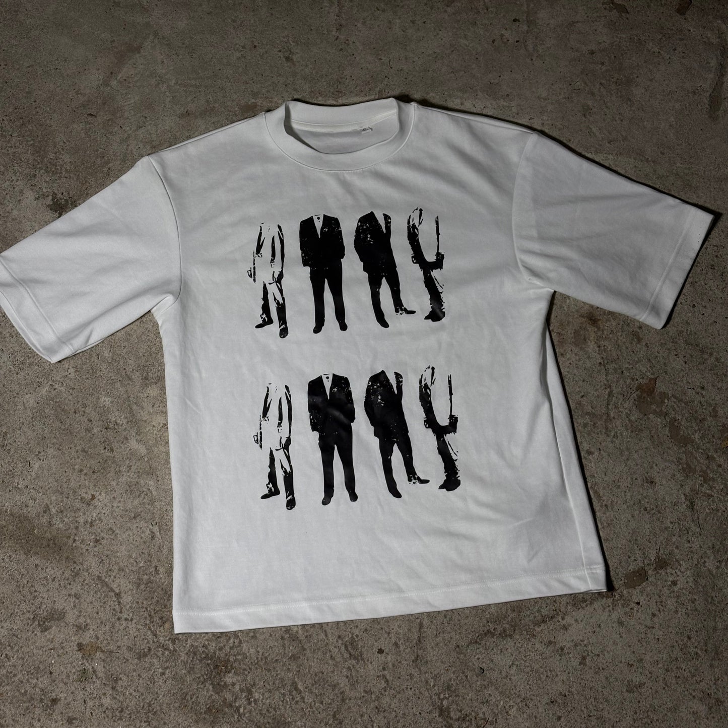 WHITE BUSINESS TEE