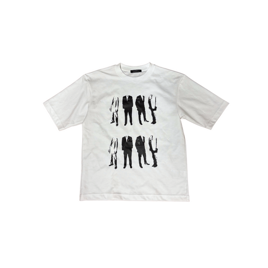WHITE BUSINESS TEE